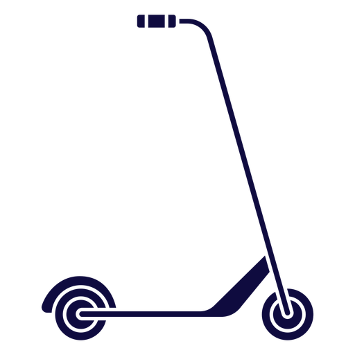 Kick scooter azul Desenho PNG
