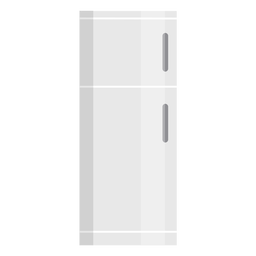 Küchenkühlschrank flach PNG-Design