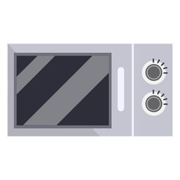 Kitchen microwave flat PNG Design