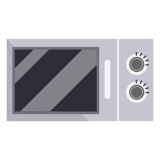 Kitchen microwave flat PNG Design