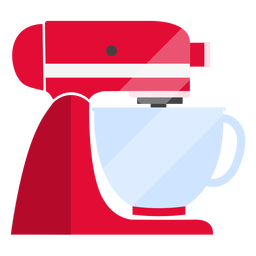 Küchenmixer flach PNG-Design