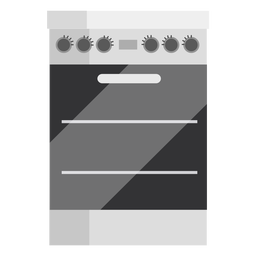 Horno de cocina plano Diseño PNG