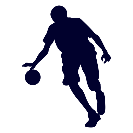 Männliche Handballspielersilhouette PNG-Design
