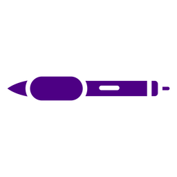 Mechanical pencil purple icon