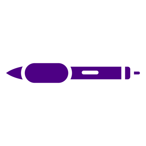 Mechanical pencil purple icon