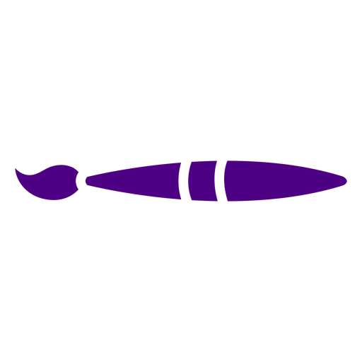 Paint brush purple icon PNG Design