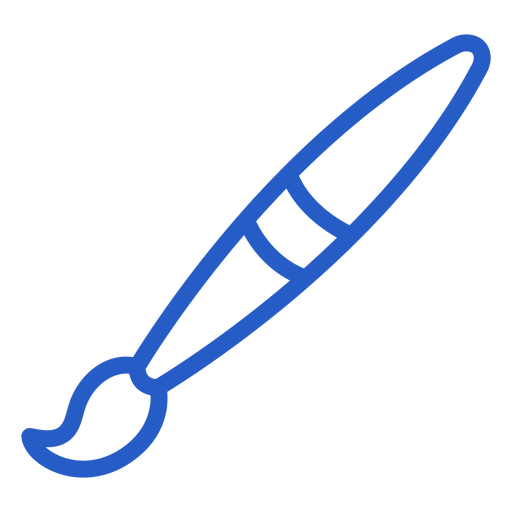 Paint brush stroke icon PNG Design