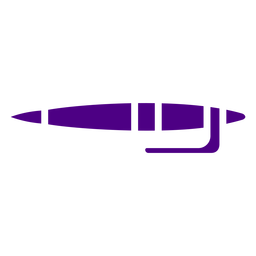 Stift lila Symbol PNG-Design
