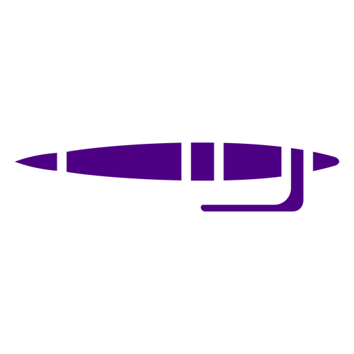 Stift lila Symbol PNG-Design