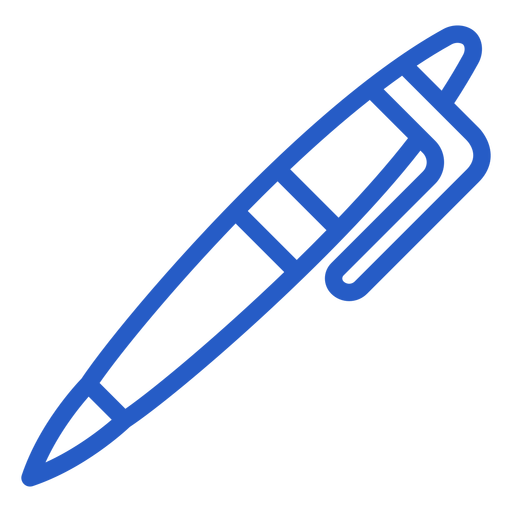 Pen stroke icon PNG Design