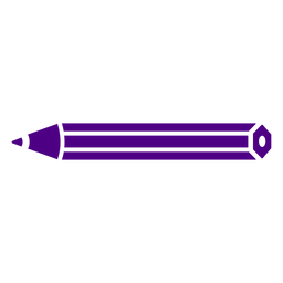 Ícone de lápis roxo