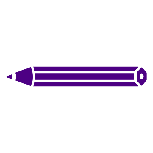 Icono de l?piz morado Diseño PNG