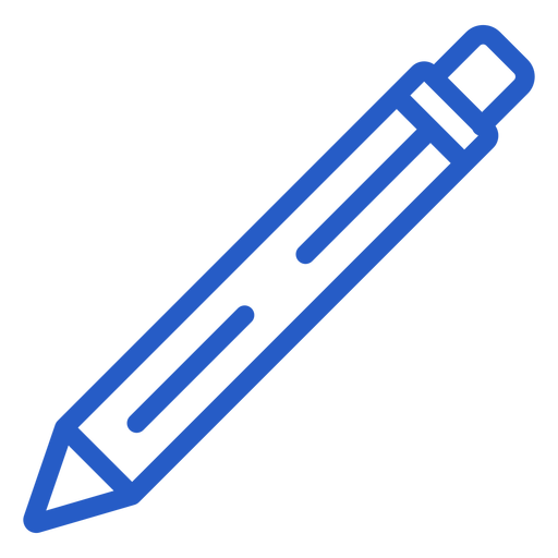 Bleistiftstrich-Symbol PNG-Design