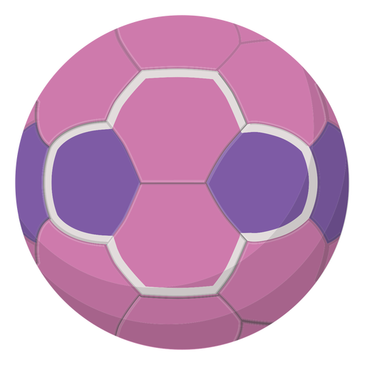 Ilustración de balonmano rosa Diseño PNG