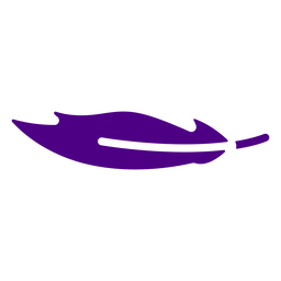 Ícone de pena roxa Transparent PNG