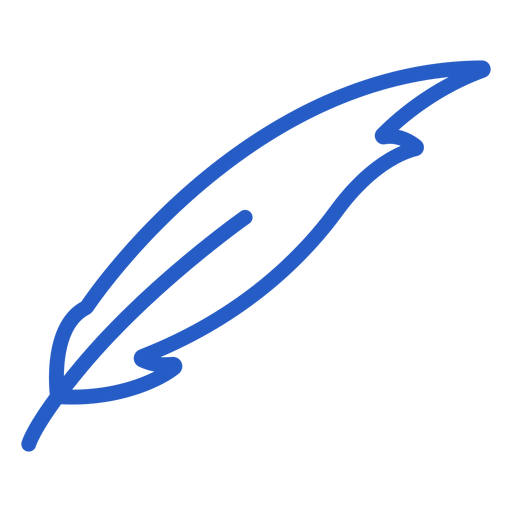 Quill stroke icon PNG Design
