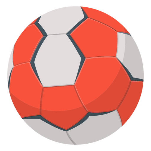 Rote Handballillustration PNG-Design