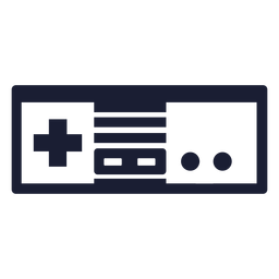 Retro joystick black PNG Design