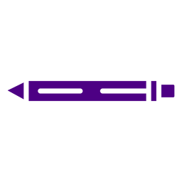 Ícone de caneta escolar roxa Transparent PNG