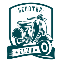 Scooter Club Badge PNG & SVG Design For T-Shirts