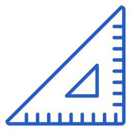 Set square stroke icon Set square stroke icon