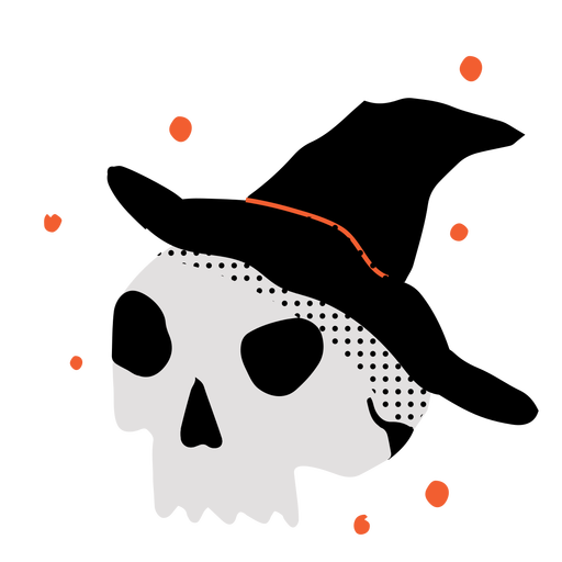 Shiny skull hat flat - Transparent PNG & SVG vector file