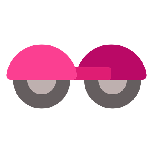 Side view hoverboard flat PNG Design