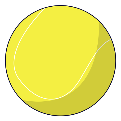 Tennis ball illustration PNG Design