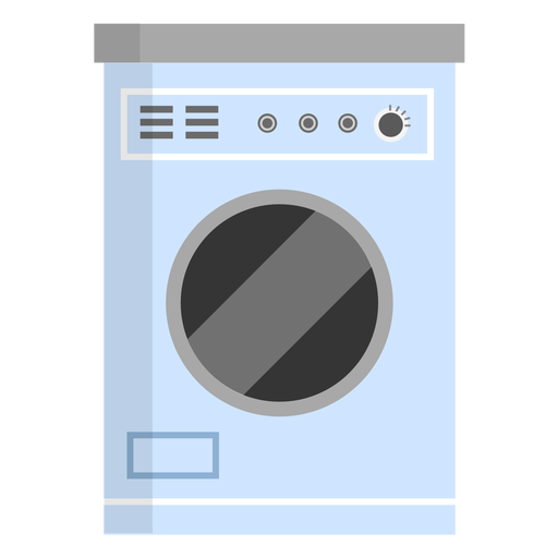Waschmaschine flach PNG-Design