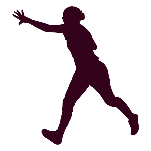 Woman handball silhouette - Transparent PNG & SVG vector file