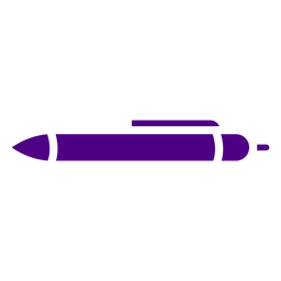 Ícone de caneta de escrita roxa Transparent PNG