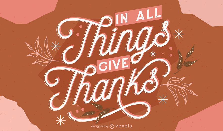 Danke danke Thanksgiving-Schriftzug Danke danke Thanksgiving-Schriftzug