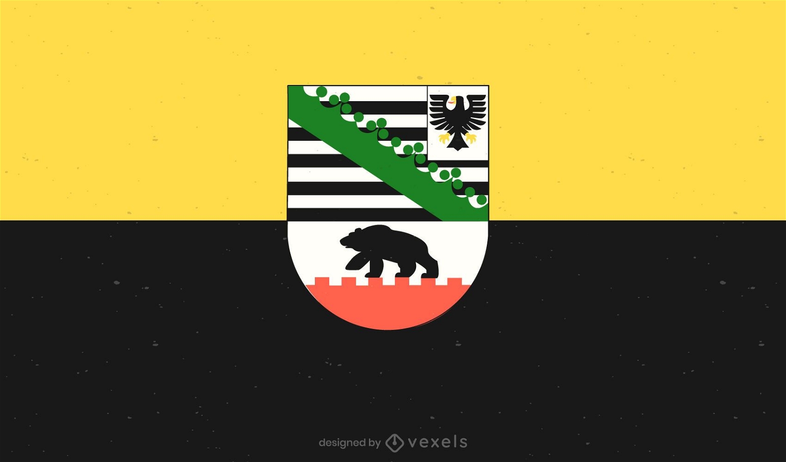 Sachsen-Anhalt Flag Design
