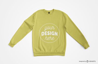 Sweatshirt Top View Merch Mockup Sweatshirt Top View Merch Mockup