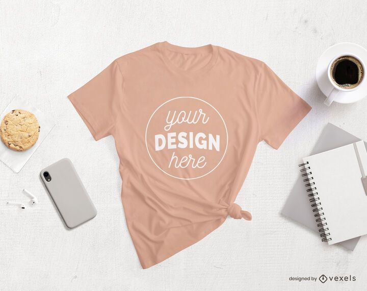 Camiseta Lifestyle Merch Mockup Camiseta Lifestyle Merch Mockup