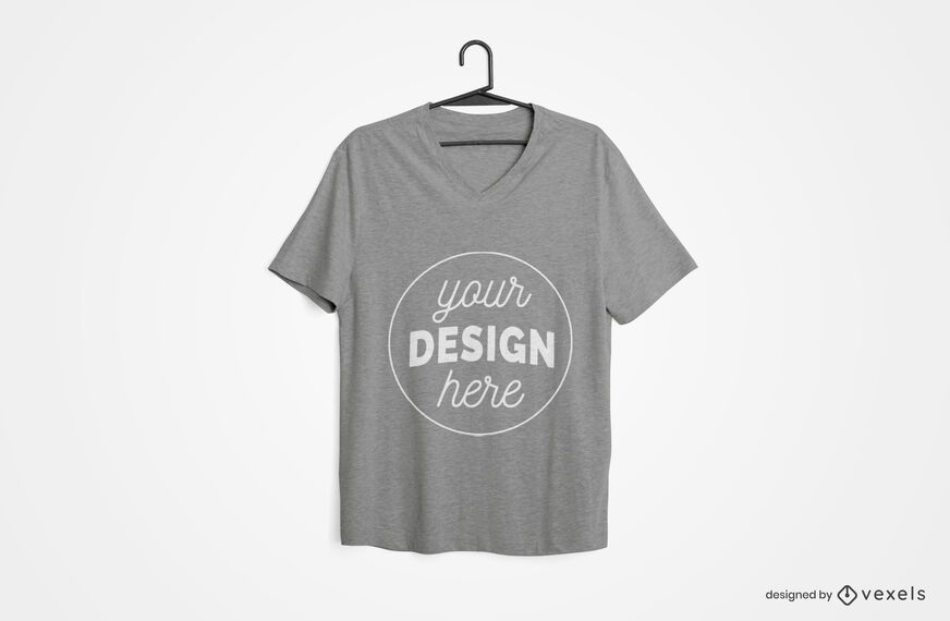 Design de maquete de camiseta enforcada Design de maquete de camiseta enforcada
