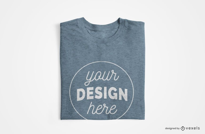Download Folded T-shirt Mockup Design - PSD Mockup Download