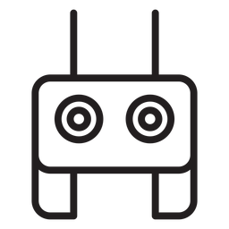 Delivery Drone Stroke Icon Transparent Png Svg Vector File