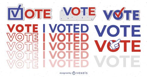 I voted illustration set