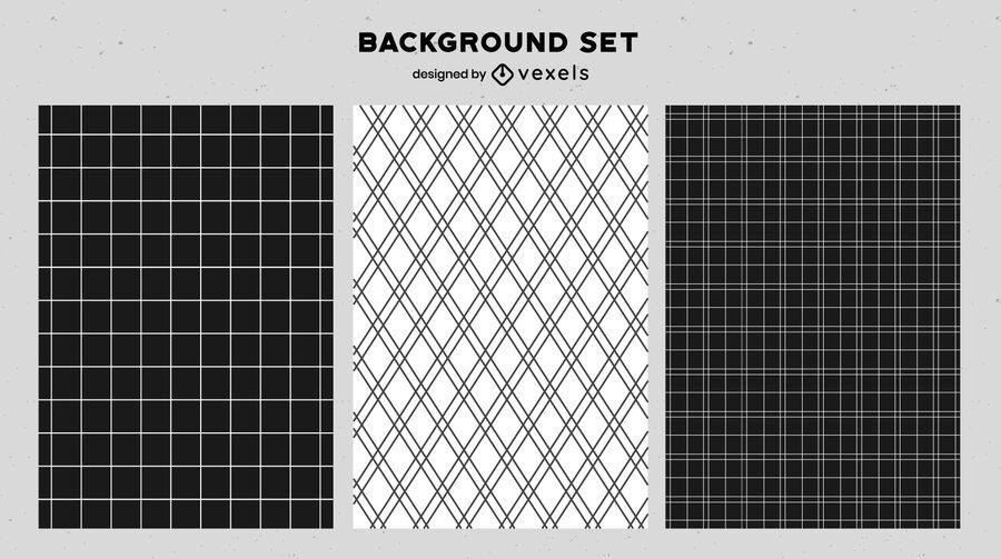 Black and white background set Black and white background set