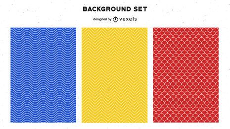 Geometric background set Geometric background set