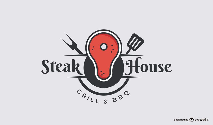 Plantilla de logotipo de Steak House Plantilla de logotipo de Steak House