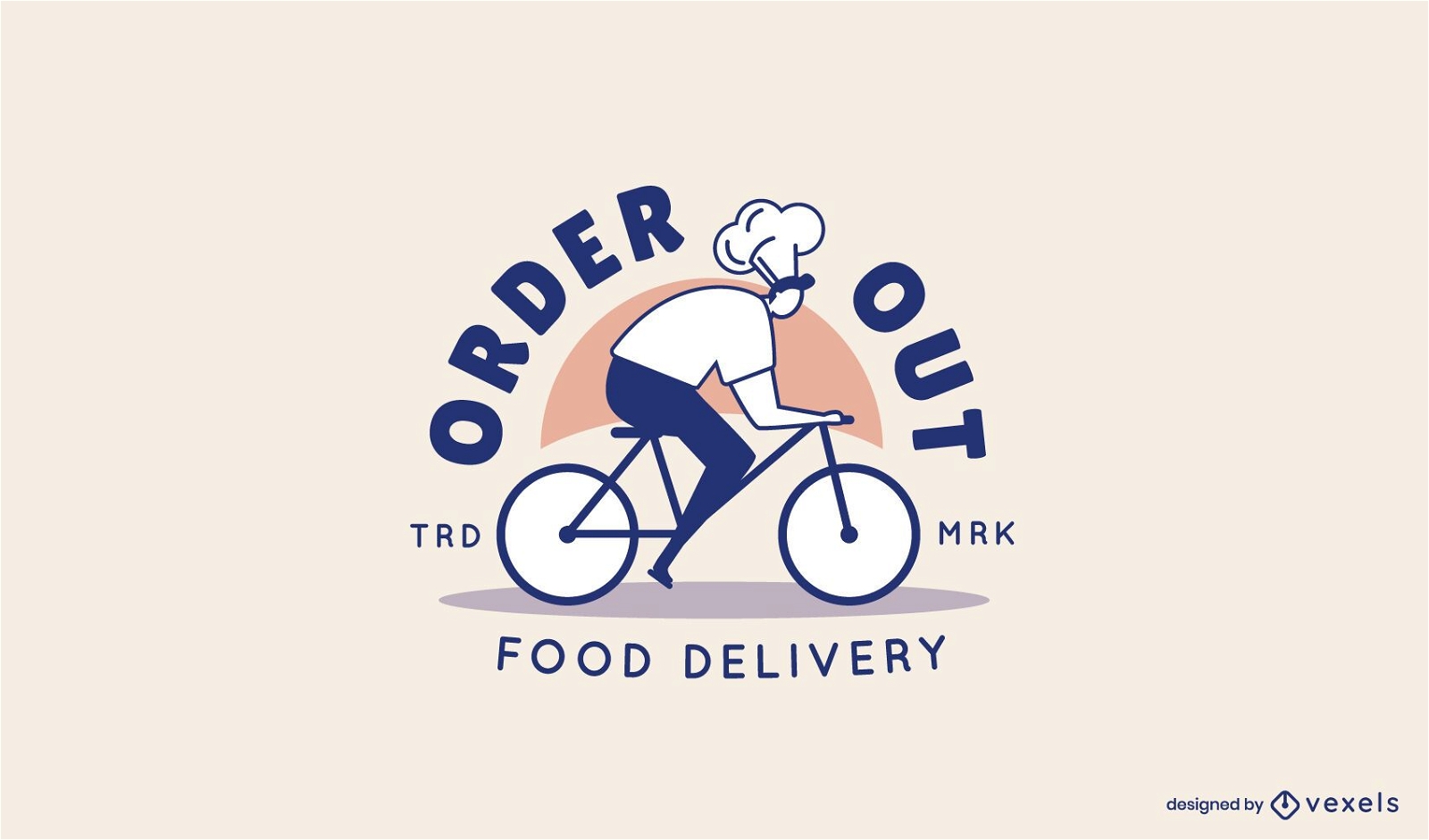 Order Out Delivery Logo Vorlage