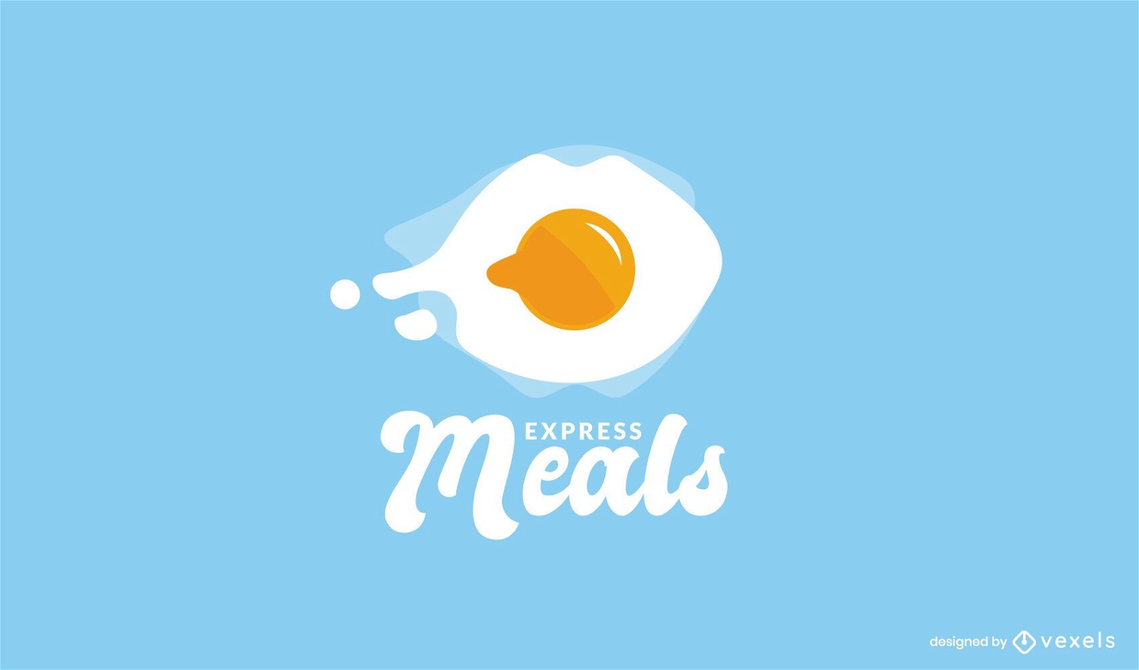 Mahlzeit Lieferung Logo Vorlage