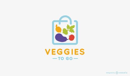 Modelo de logotipo da Veggies to Go
