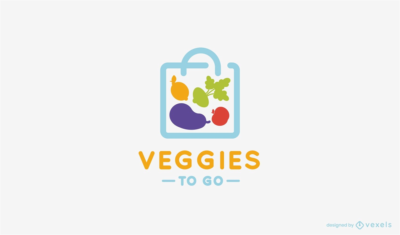 Modelo de logotipo da Veggies to Go