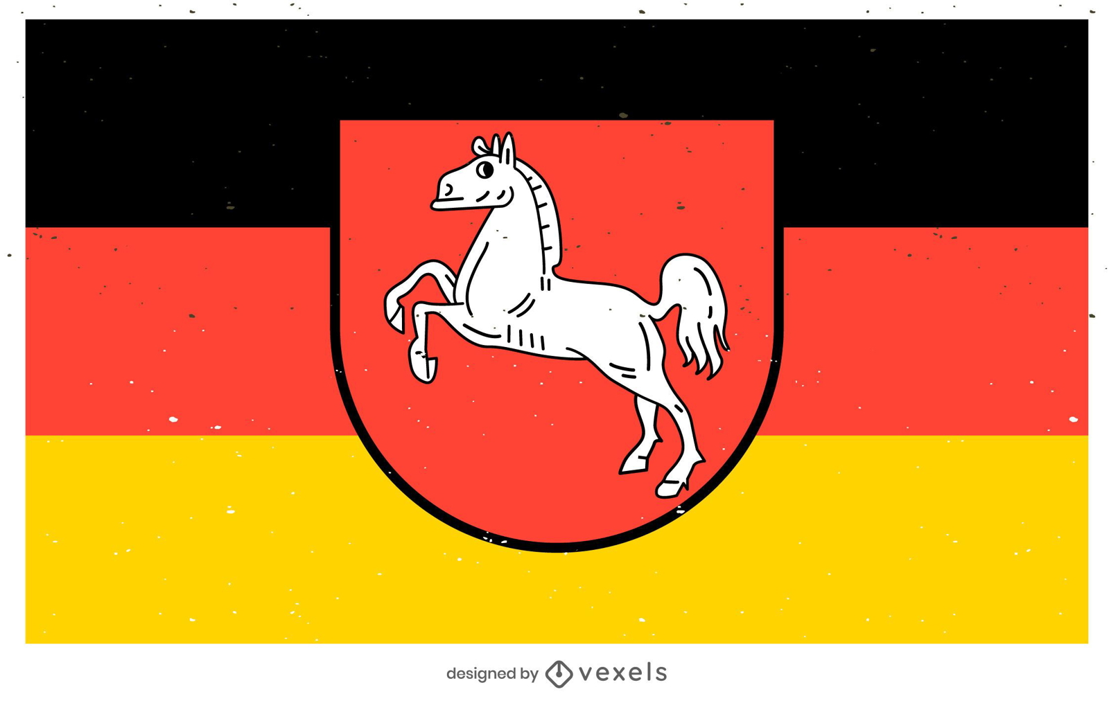 Staatsflaggenentwurf Niedersachsen