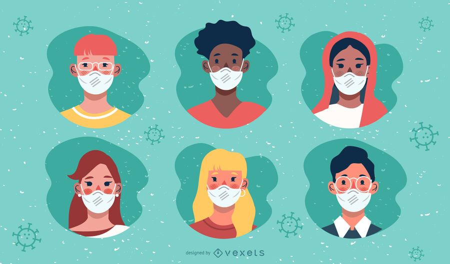 Coronavirus Character Design Pack Coronavirus Character Design Pack