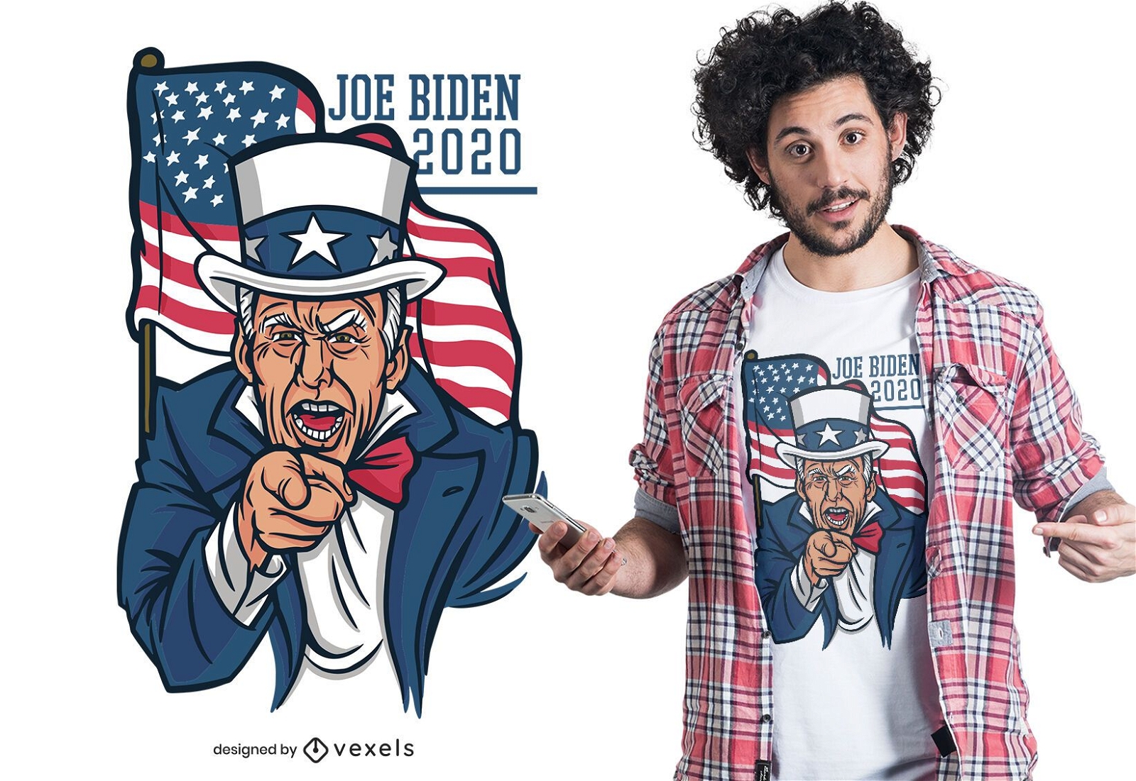 Design de camiseta Joe biden 2020