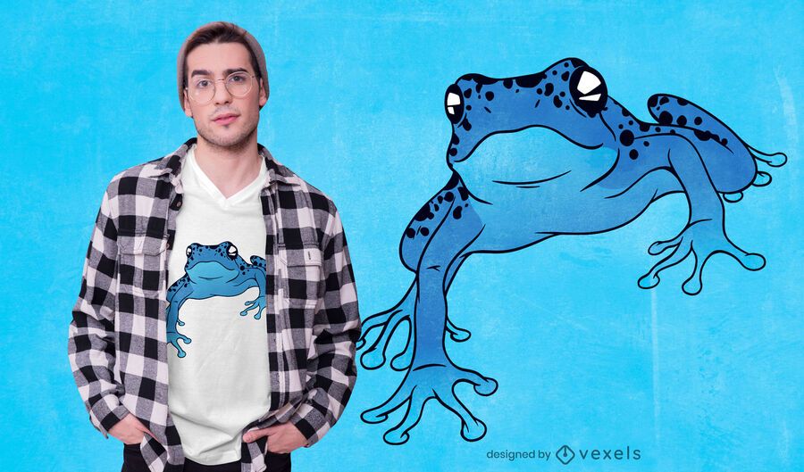 Dart frog t-shirt design Dart frog t-shirt design